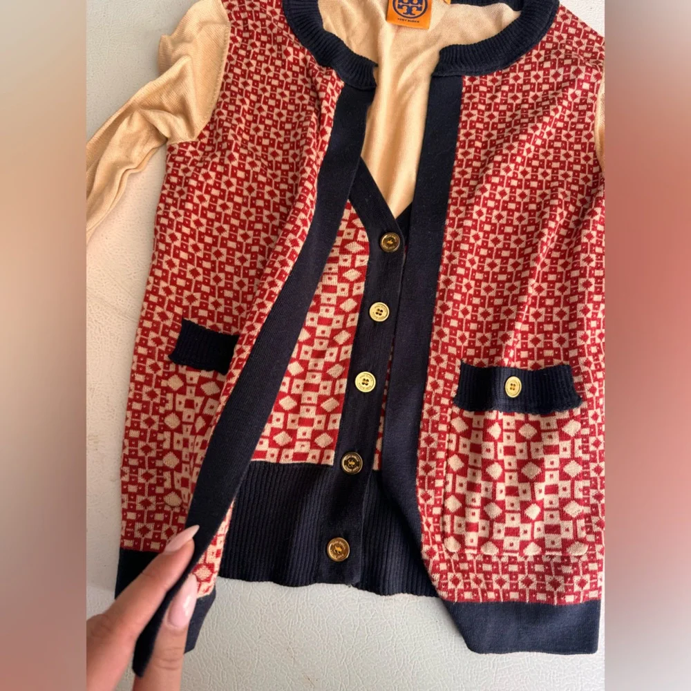 Tory Burch cardigan shirt - Picture 3 of 7
